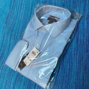 New in bag with tags Mens XL, 17x36/37 French Cuff Tasso Elba regular fit shirt
